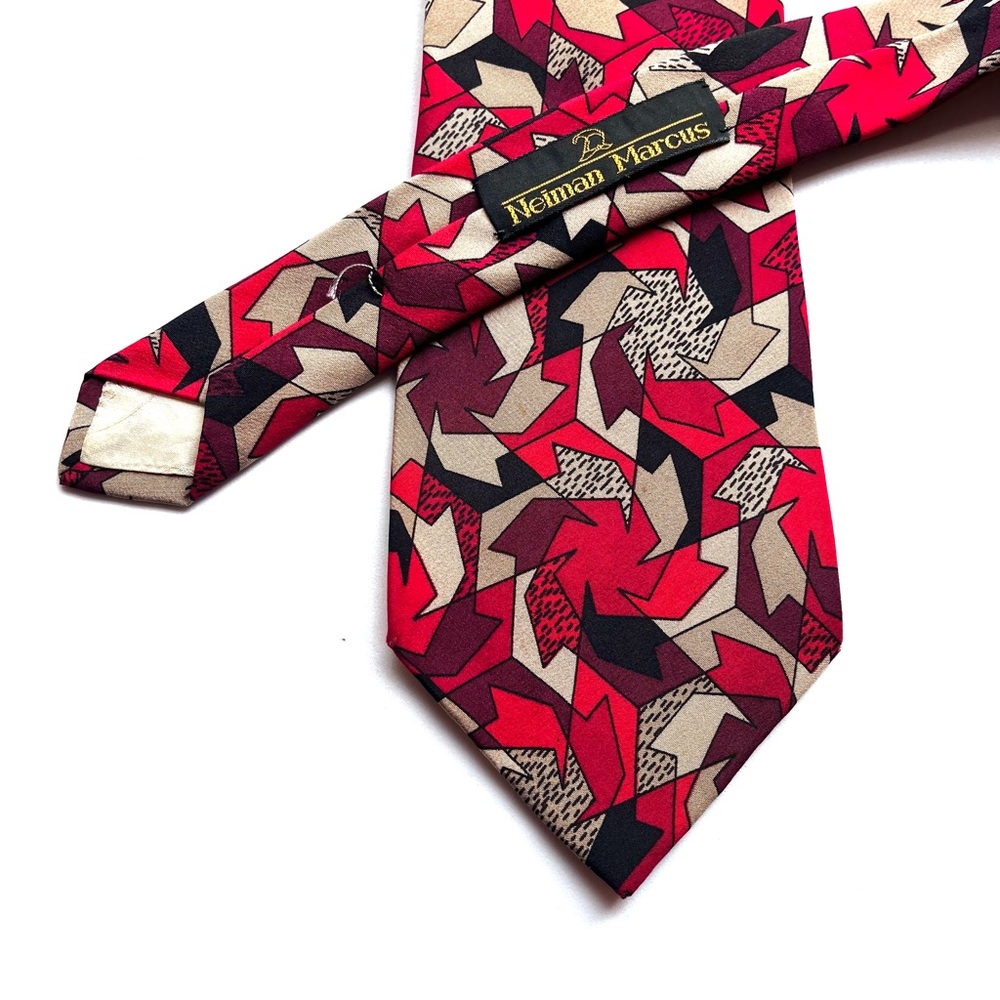 Missoni Cravate Neiman Marcus Geometric Silk Tie